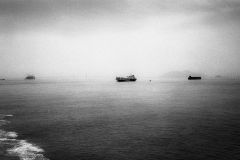 Boats in Penang, Malaysia , SeascapeRolleiflex PlanarAnalog Photography