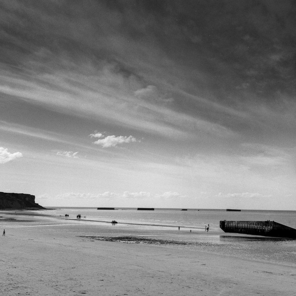 Arromanches-les-Bains, Normandie, France, d day beach