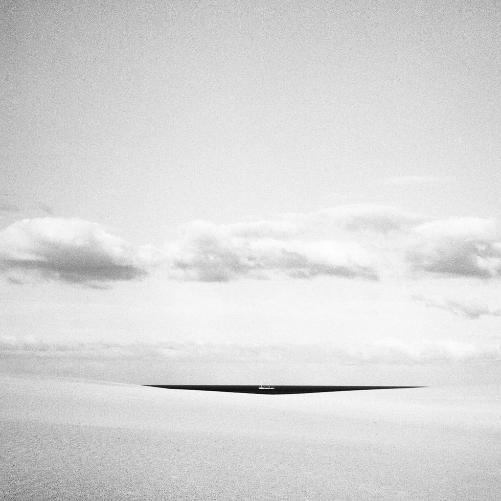 Sailing Boat, Fuerteventura — Walking on the Dunes, fine art photograph by Raffaele Ferrari