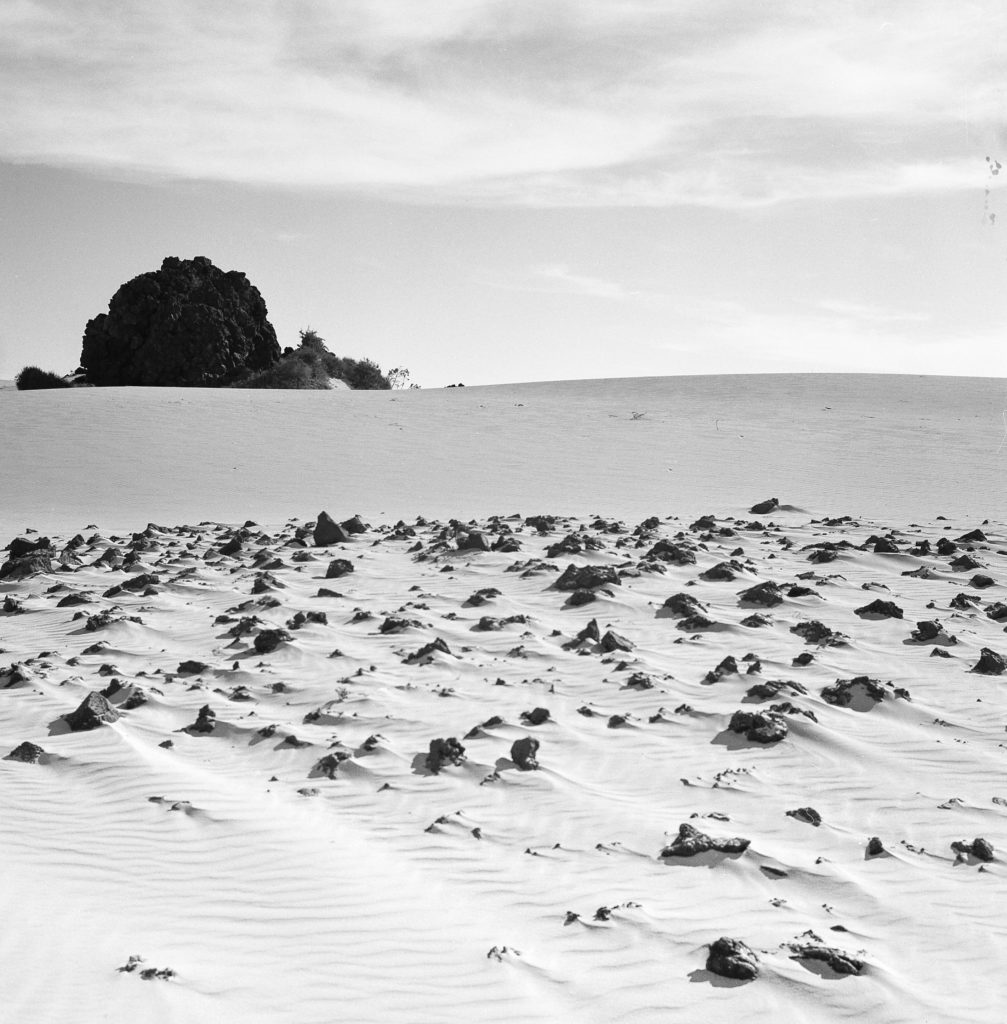 Rocks, Dunes of Corralejo, Fuerteventura — Walking on the Dunes, fine art photograph by Raffaele Ferrari