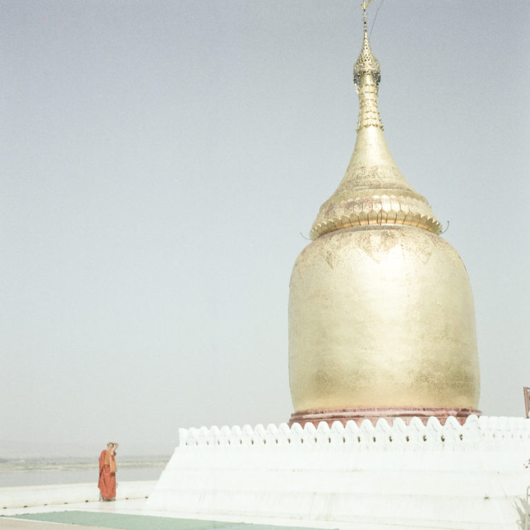 Monk, Bagan, Myanmar — Asia 2010–2020, fine art photograph by Raffaele Ferrari