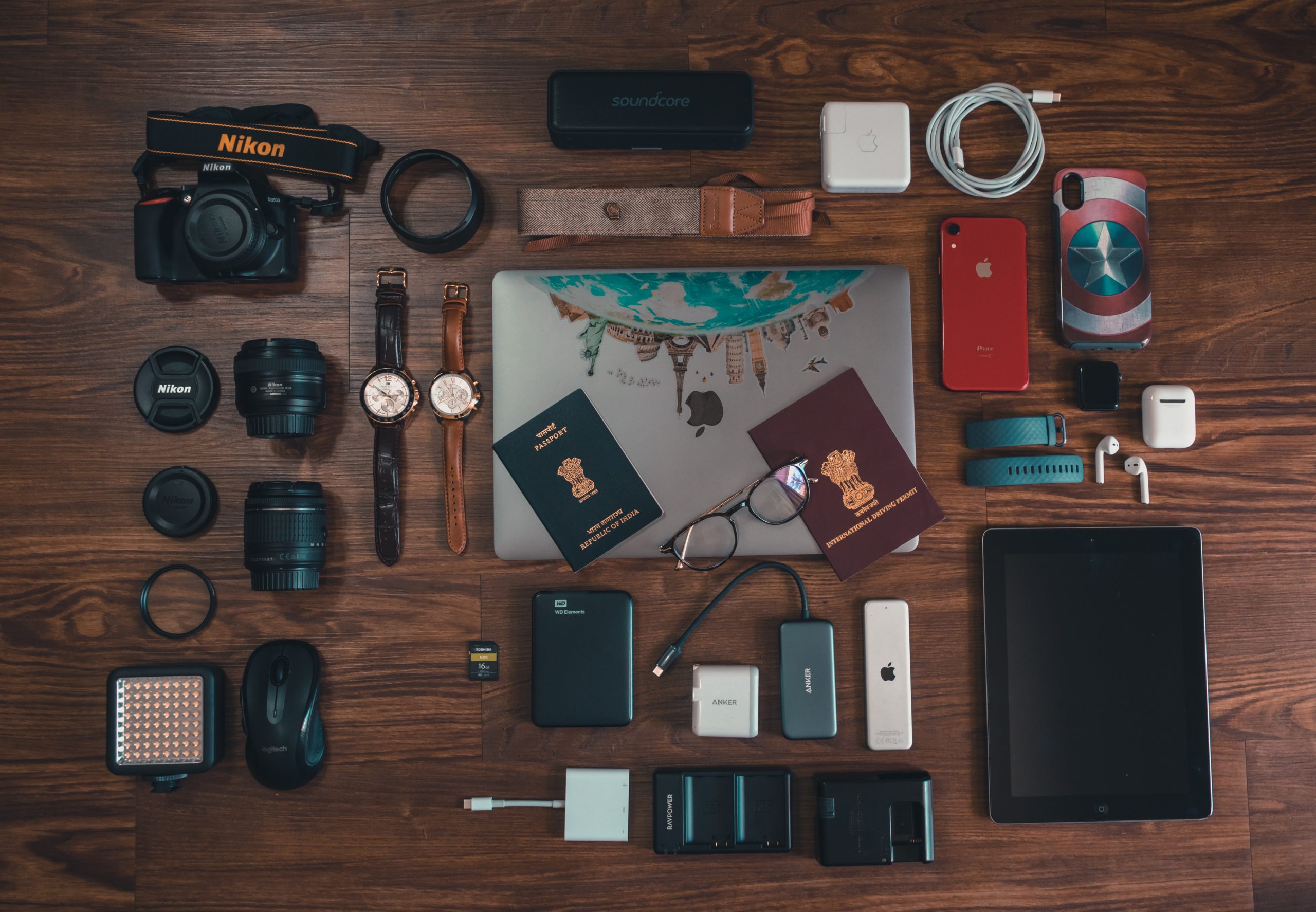 photography equipment, traveling equipment ,attrezzatura fotografica da viaggio,