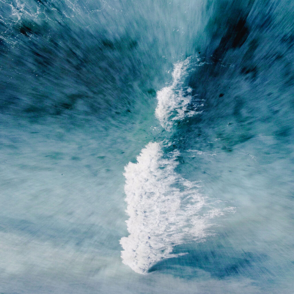 Waves Out of Time #4 — Abstract, fine art photograph by Raffaele Ferrari
