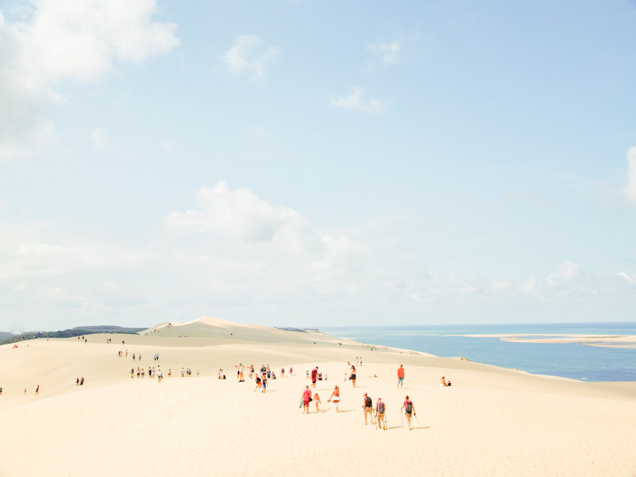 Walking on Dune De Pilat, France